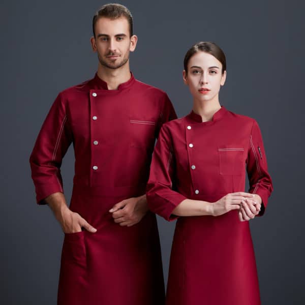Veste de boulangerie-pâtisserie et restaurant. Veste de cuisine pour hommes et femmes – Image 4