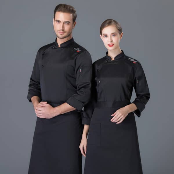 Veste de boulangerie-confiserie et tea-room à manches longues. Veste de cuisine pour hommes et femmes