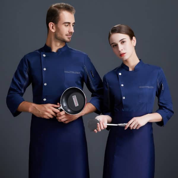 Veste de boulangerie-pâtisserie et restaurant. Veste de cuisine pour hommes et femmes – Image 5