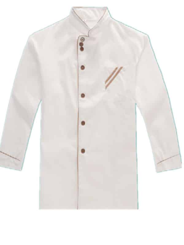 Veste de cuisine à manches longues. Vêtements pour boulangeries, pâtisseries, boucheries et restaurants pour hommes et femmes – Image 5