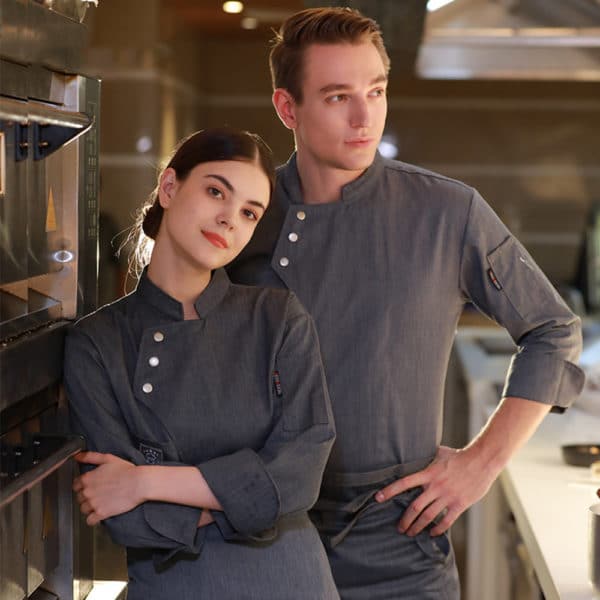 Veste de restaurant et boulangerie-pâtisserie. Veste de cuisine pour hommes et femmes
