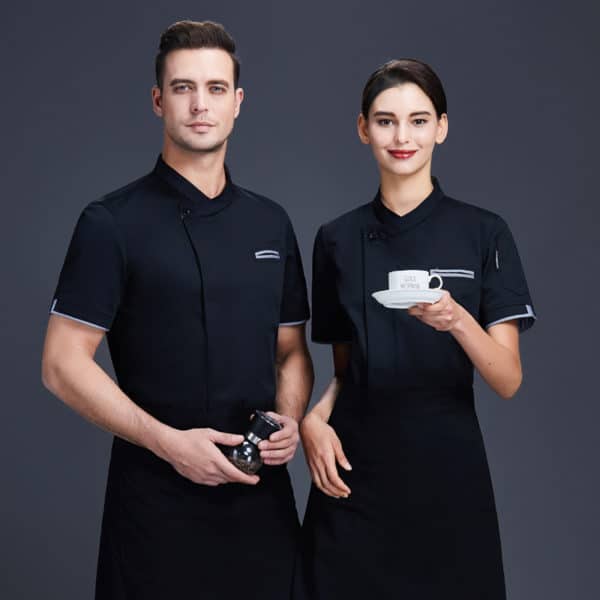 Veste de cuisine. Uniforme pour restaurants, hôtels, caféréria et tea-room pour hommes et femmes