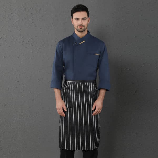 Veste de boulangerie-pâtisserie et restaurant à manches longues. Veste de cuisine pour hommes et femmes – Image 9