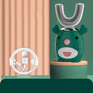 Nouvelle brosse à dents électrique pour enfants en forme de U
