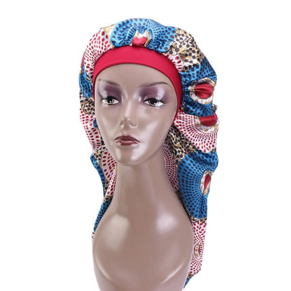 Bonnet de nuit long en satin pour femmes – Image 5