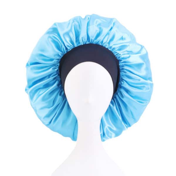 Bonnet de nuit extensible et solide à larges bords – Image 5