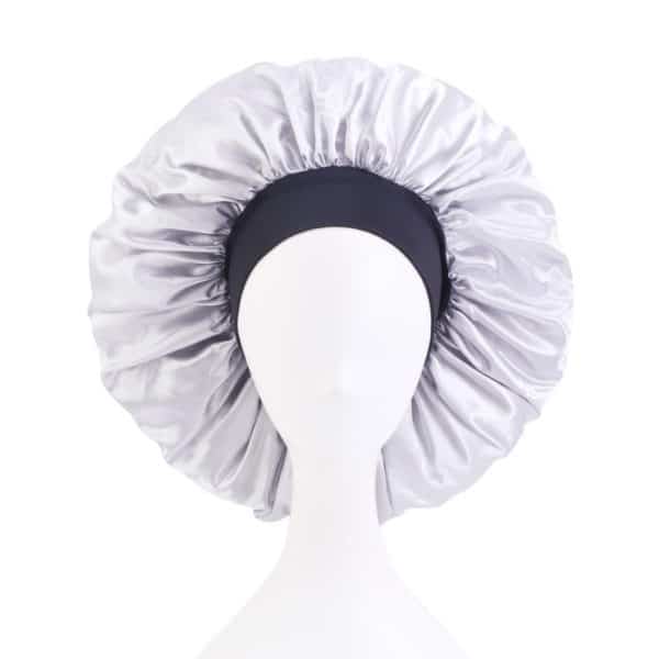 Bonnet de nuit extensible et solide à larges bords – Image 2