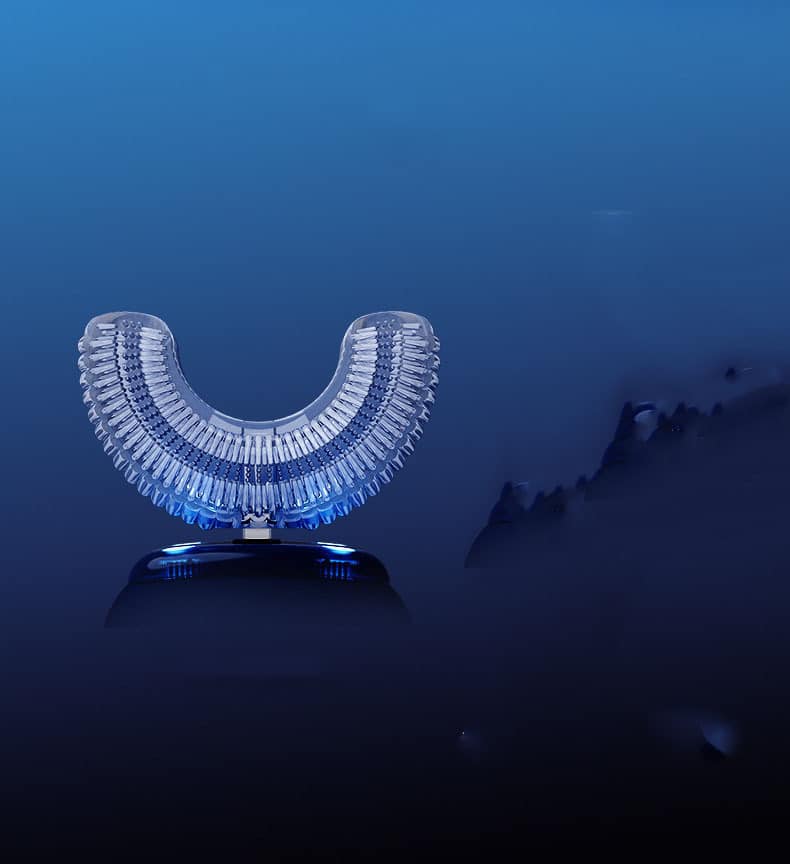 Tête de brosse à dents de rechange pour brosse à dents électrique en forme de U