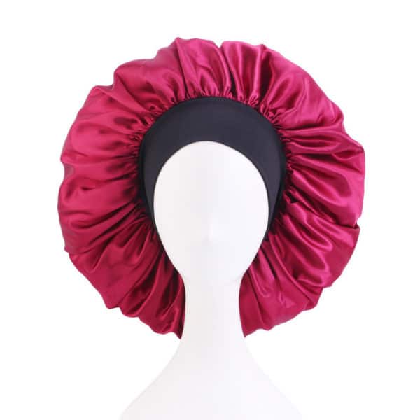 Bonnet de nuit extensible et solide à larges bords – Image 8