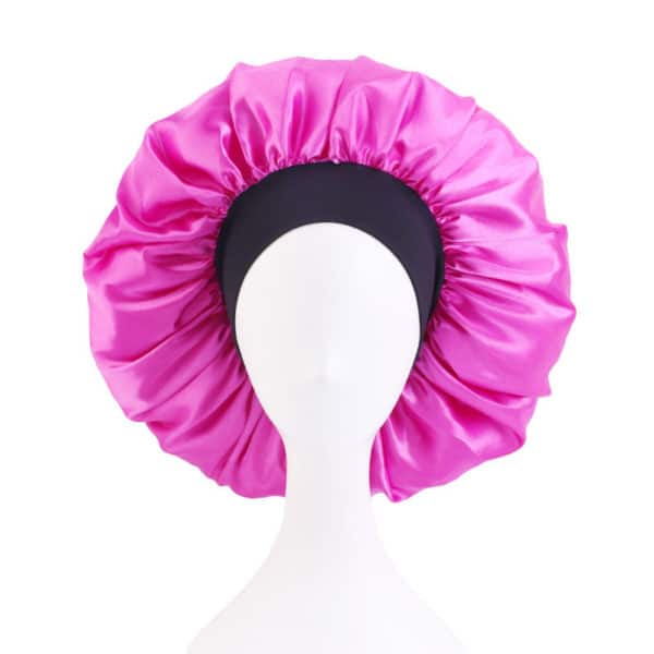 Bonnet de nuit extensible et solide à larges bords – Image 7