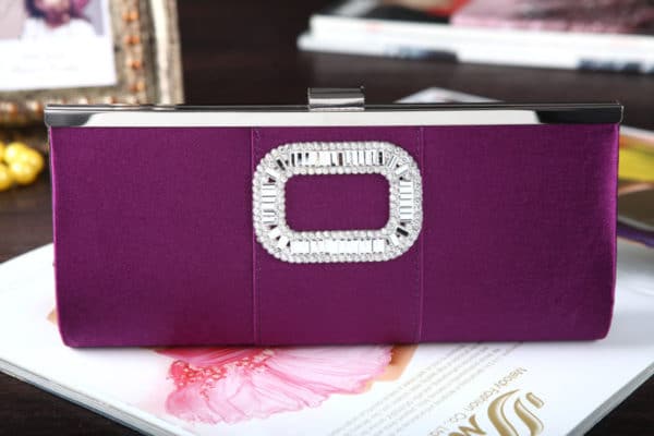 Pochette de banquet carrée en diamant. Sac pour cérémonies et soirées de gala pour femmes – Image 3