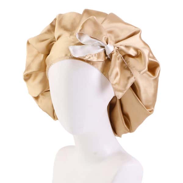 Bonnet de nuit double satins. Bonnet de soins capillaires – Image 6