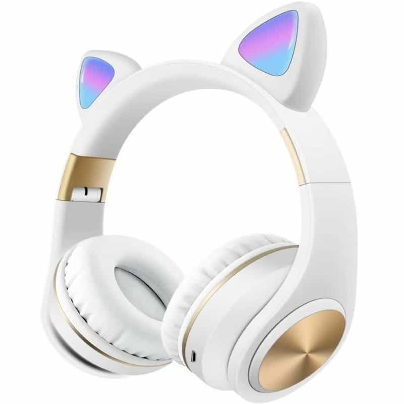 Oreilles De Chat Lumineuses Pour Casque - Accessoire Motocyclette, Ski, Snowboard | Fixation Par Ruban Adhésif | Design Fun Et Visible