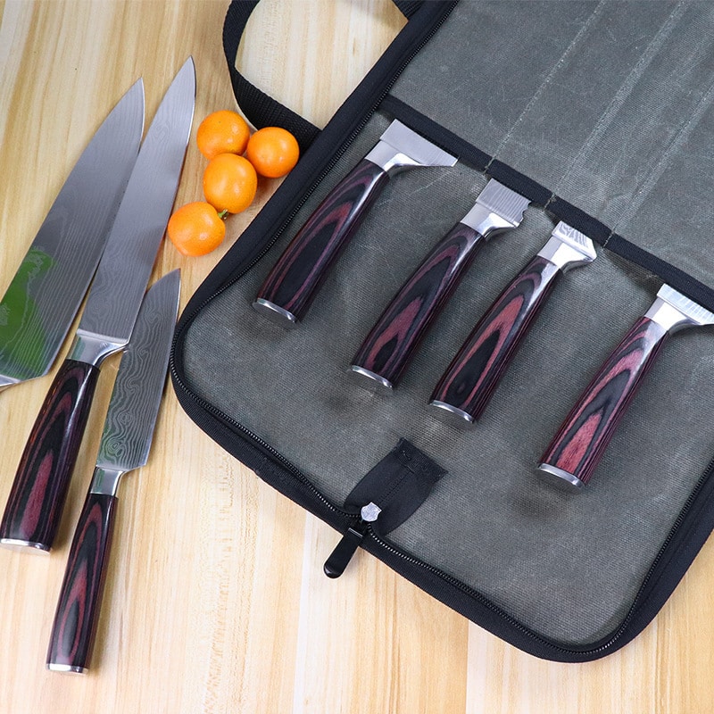 Sac de rangement pour couteaux portable. Sac de stockage pour couteaux et ustensils de cuisine – Image 4