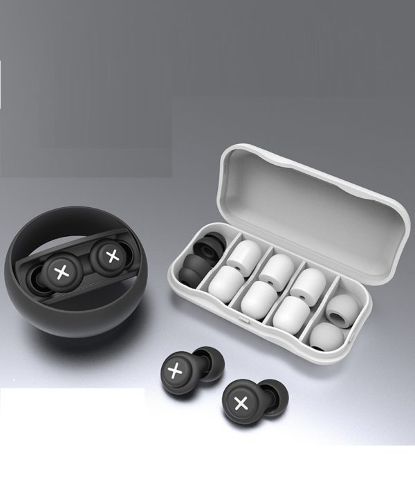 6 paires. Bouchons d'oreilles anti-bruits pour bien dormir. Isolation acoustique du sommeil super silencieux. Cache-oreille anti ronflement – Image 6