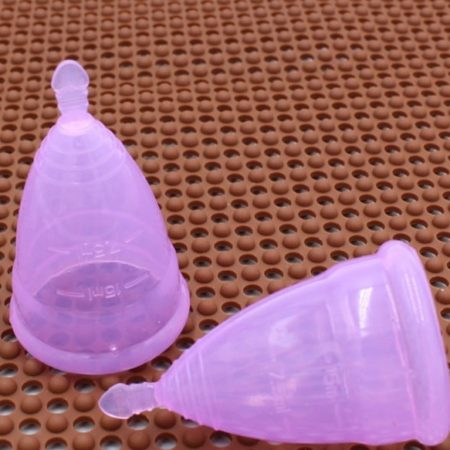 2 pièces. Coupe menstruelle en silicone pour femmes