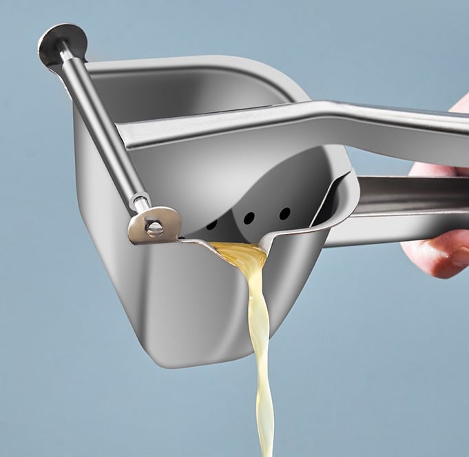 Presse-agrumes manuel multifonctionnel. Extracteur de jus de cuisine en acier inoxydable. Presse-citron