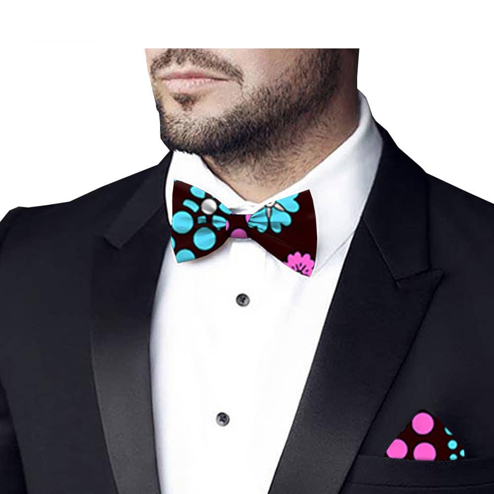 2 pièces. Nœuds papillons et pochettes – Image 3