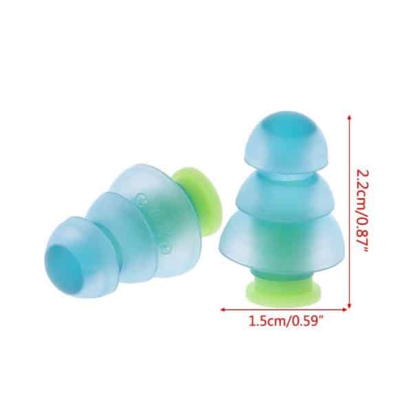 2 pièces. Bouchons d'oreilles de voyage anti-bruit – Image 3