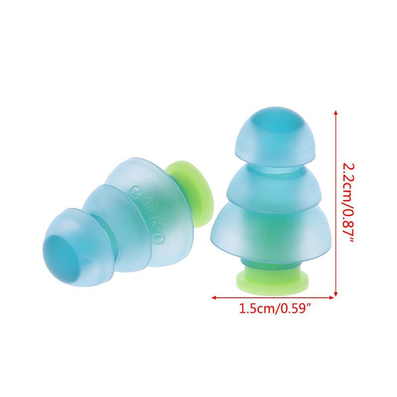 2 pièces. Bouchons d'oreilles de voyage anti-bruit – Image 3