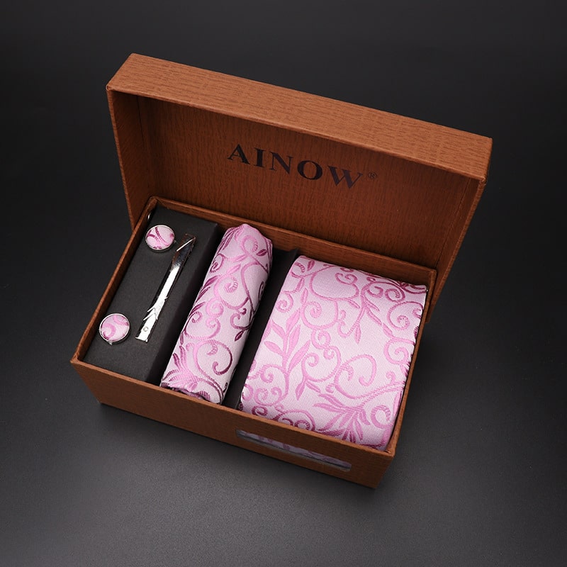 5 pièces. Ensemble de cravates classiques et élégantes pour hommes. Coffret cadeau – Image 3