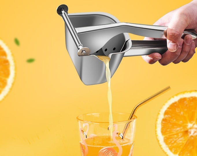 Presse-agrumes manuel multifonctionnel. Extracteur de jus de cuisine en acier inoxydable. Presse-citron – Image 7