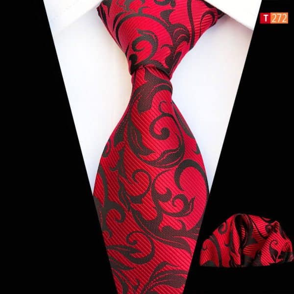 2 pièces. Cravate florale. Accessoires de costume pour hommes – Image 7