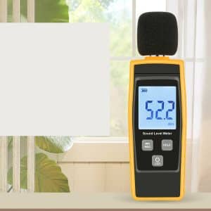 Testeur de bruit environnemental numérique simple. Testeur de bruit de la maison