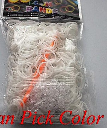 1.000 pièces. Élastiques colorés. Élastiques arc-en-ciel pour enfants – Image 4