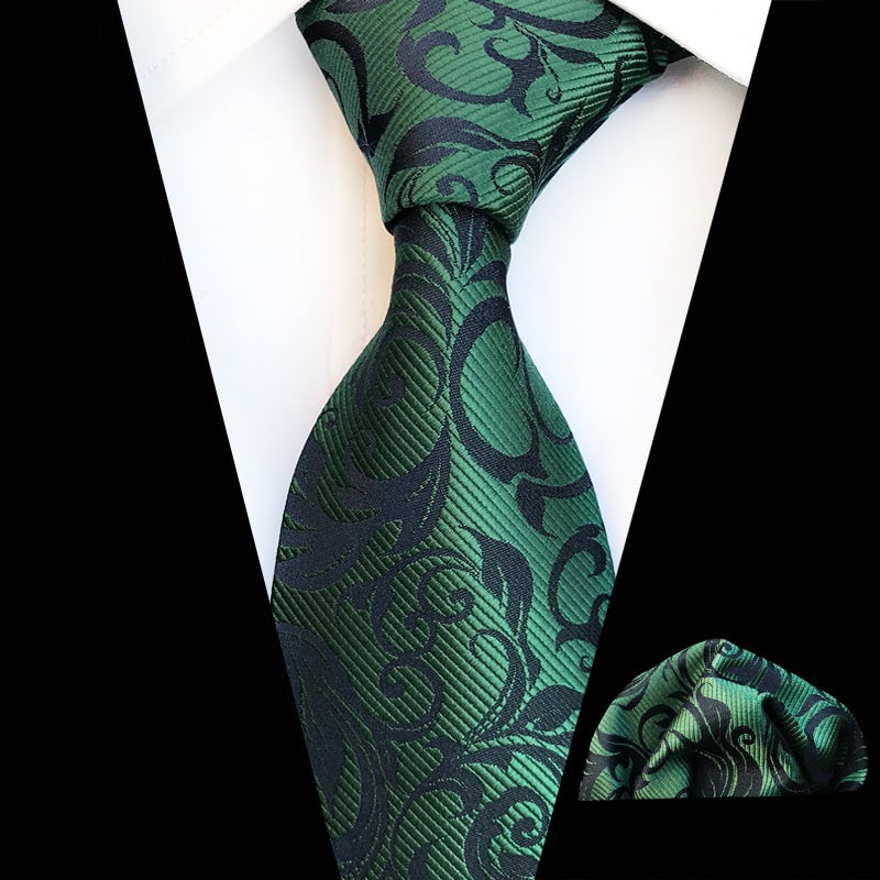 2 pièces. Cravate florale. Accessoires de costume pour hommes – Image 6