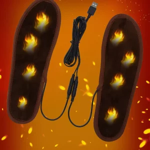 2 pièces. semelles chauffantes électriques USB. Coussins chauffants accessibles à pieds pour hommes et femmes