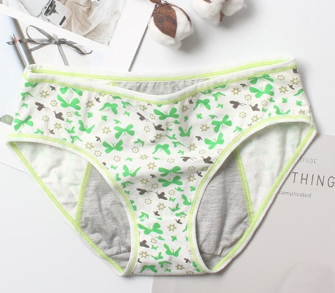 Culotte menstruelle pour filles. Culotte absorbante et anti-fuite en coton. Culotte physiologique – Image 6