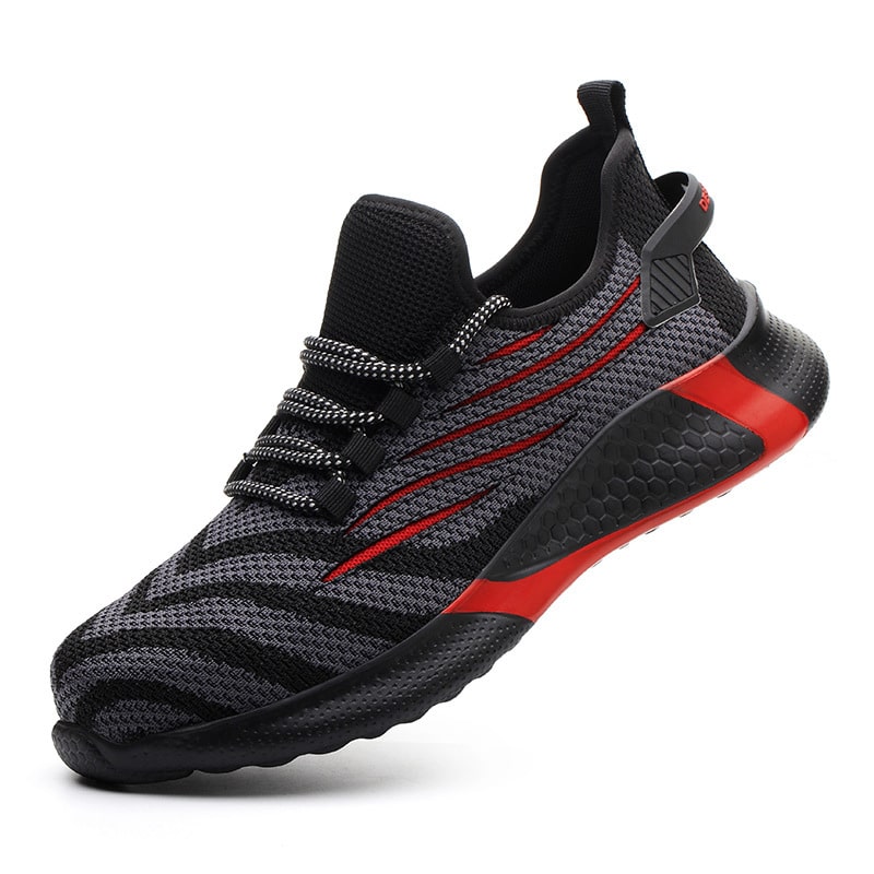 Hitopteu Chaussures De Sécurité Homme/Femme - Légères, Acier Embout, Antidérapantes - Travail