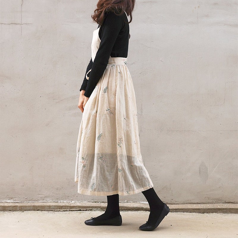 Tablier floral rétro personnalisé pour femmes – Image 3