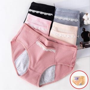 Culotte menstruelle pour filles. Culotte absorbante et anti-fuite. Culotte physiologique