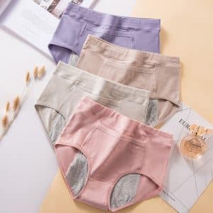 Culotte menstruelle pour filles. Culotte absorbante et anti-fuite en coton. Culotte physiologique