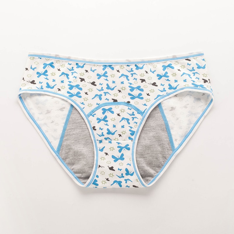 Culotte menstruelle pour filles. Culotte absorbante et anti-fuite en coton. Culotte physiologique – Image 4
