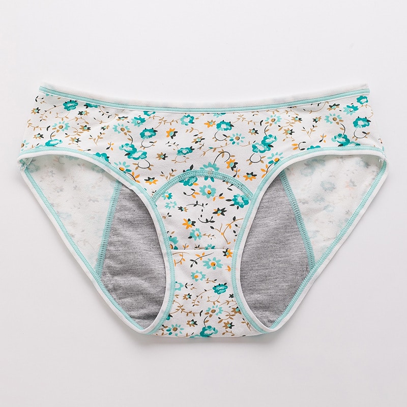 Culotte menstruelle pour filles. Culotte absorbante et anti-fuite en coton. Culotte physiologique – Image 9