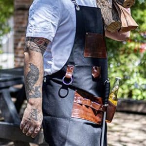 Tablier de travail en toile épaisse pour électriciens, charpentiers, ouvriers et jardiniers pour hommes et femmes