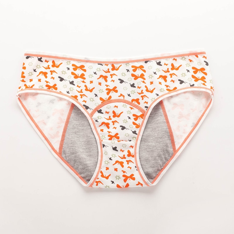 Culotte menstruelle pour filles. Culotte absorbante et anti-fuite en coton. Culotte physiologique – Image 3