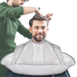 Cape de coiffure de barbier imperméable. Tablier pour couper les cheveux à la maison