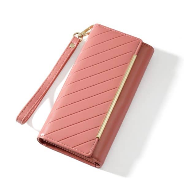 Nouveau portefeuille simple en cuir de grande capacité pour femmes – Image 3