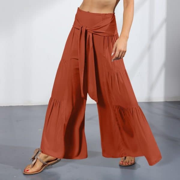 Nouveau pantalon large plissé pour femmes – Image 2