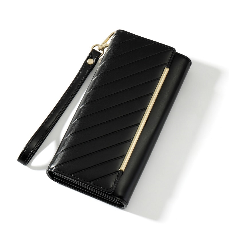 Nouveau portefeuille simple en cuir de grande capacité pour femmes – Image 5