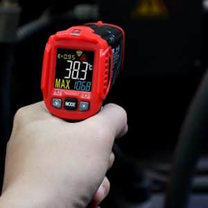 Thermomètre infrarouge industriel haute température portable