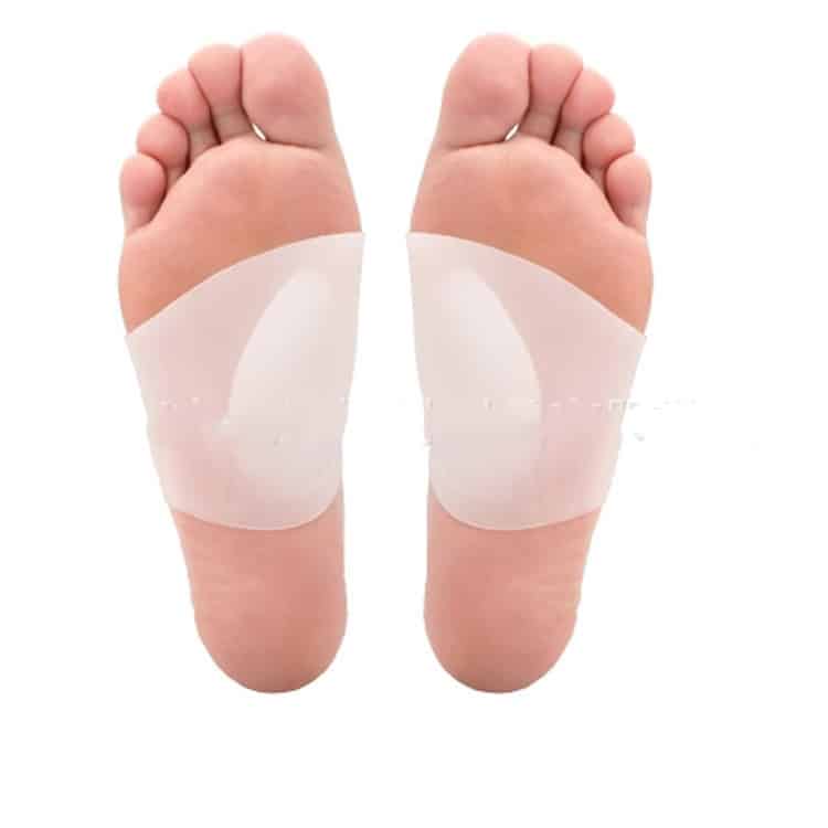 2 pièces de repose-pieds professionnels de soutien orthopédique de la voûte plantaire