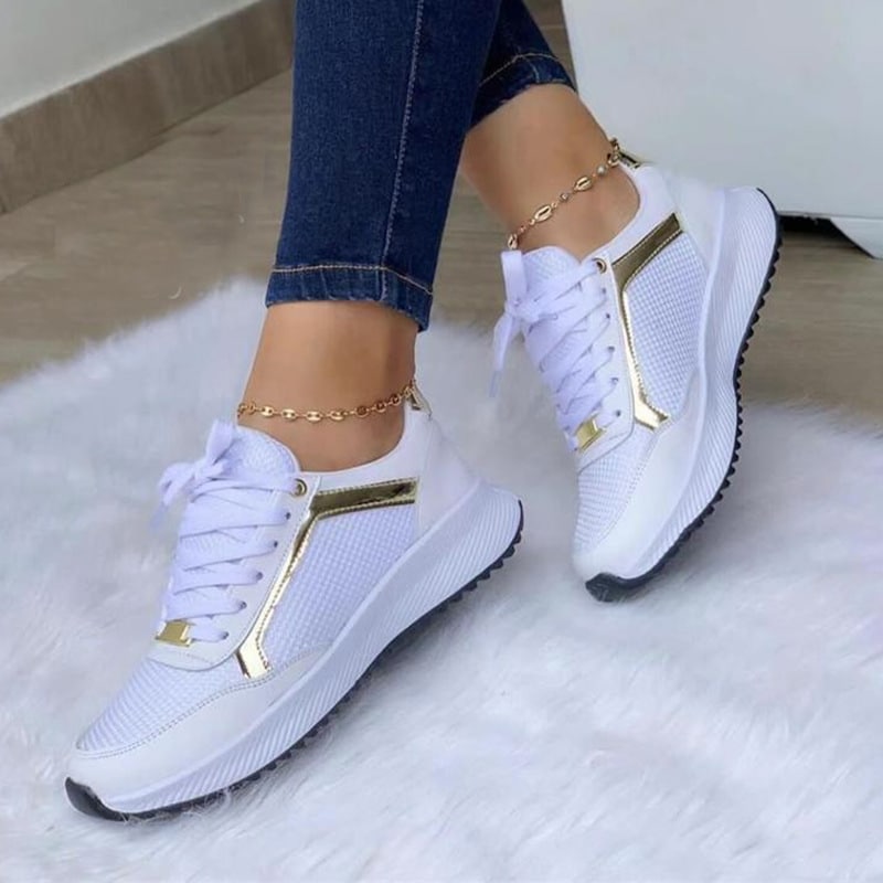 Mocassin Femme Blanc - Confortable Et Tendance
