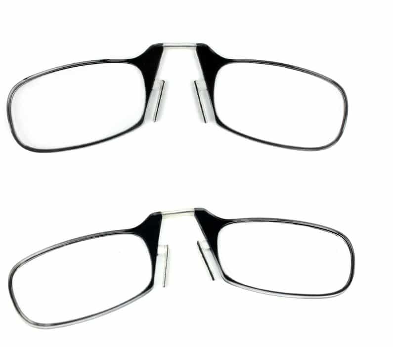 Mini lunettes de lecture portables à pince-nez pour hommes et femmes, sans monture, loupes portables pour presbytes. Lunettes pour dames – Image 8