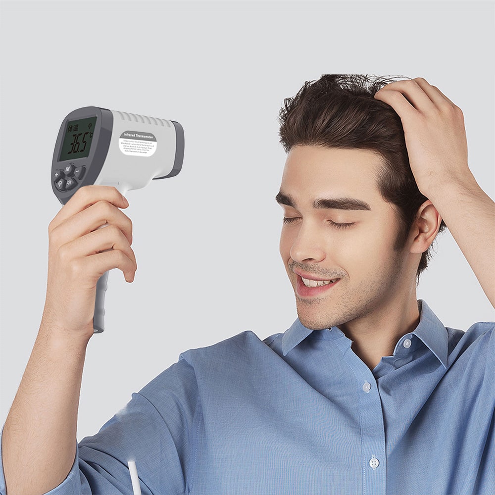 Thermomètre portatif sans contact avec affichage numérique – Image 3