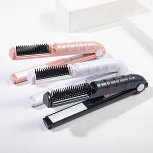 Peigne à lisser sans fil à doubles usages USB